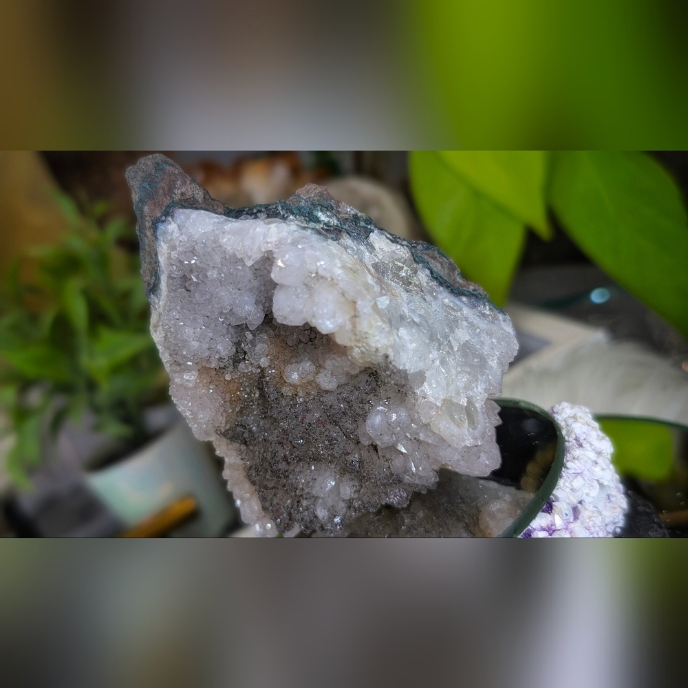 Druzy Flower Amethyst Crystal Cluster